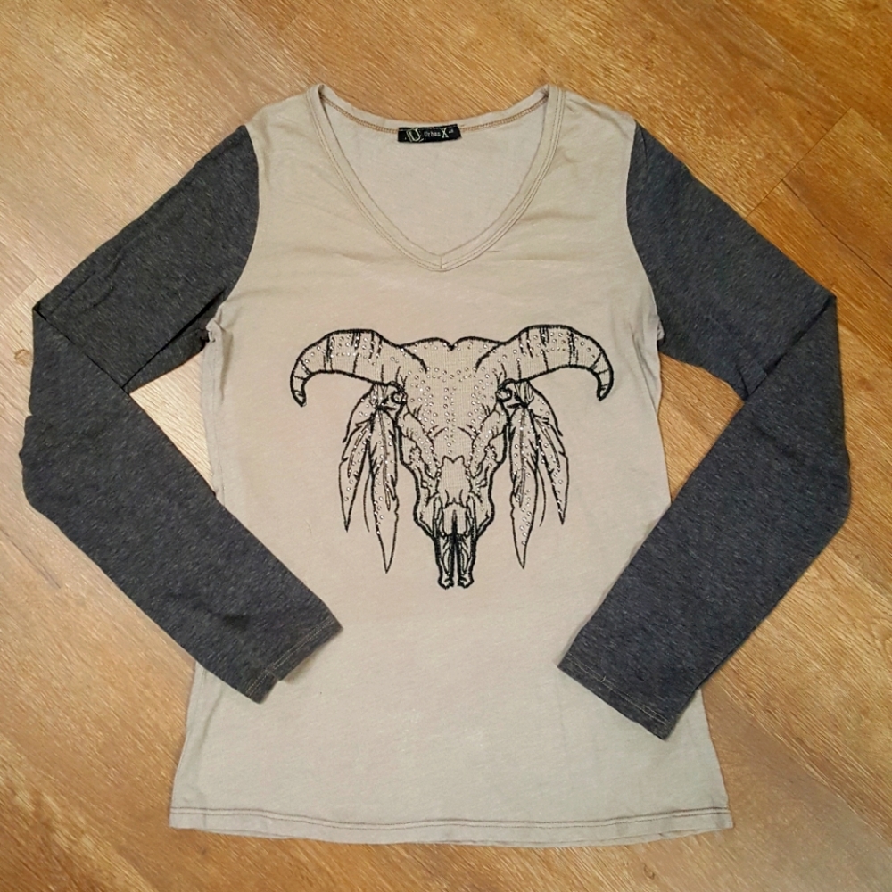 Urban X Cow Skull Shirt